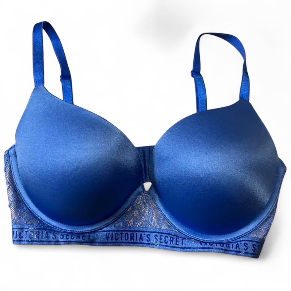 Victoria’s Secret indigo blue push-up bra lingerie underwear - spring gift